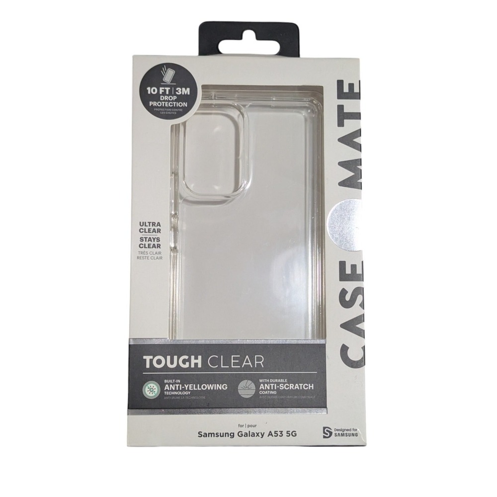 F3. Case-Mate Tough Clear For Samsung Galaxy A53 5G In Clear